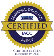 Certified commercial collection agency. Certified by CLLA, endorsed by IACC.